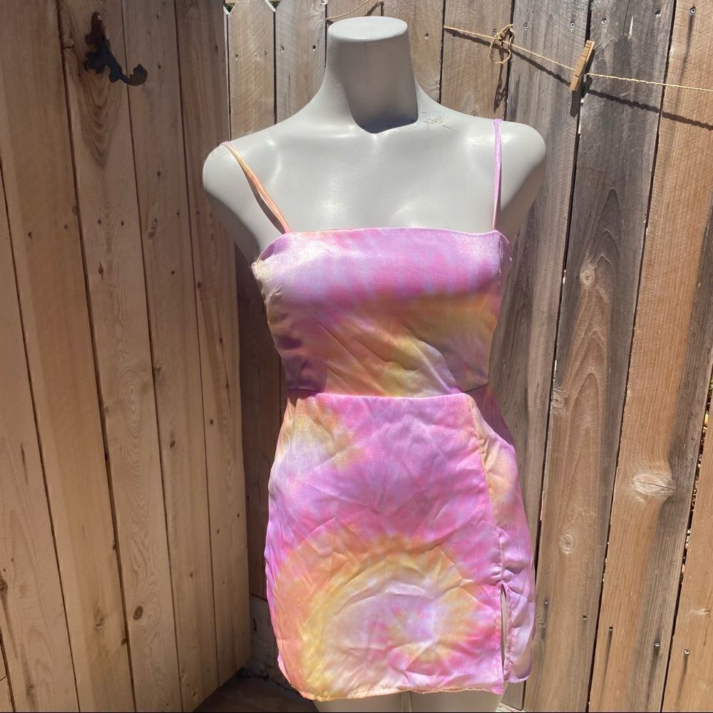 RESA tie dyed mini dress size XS NWT